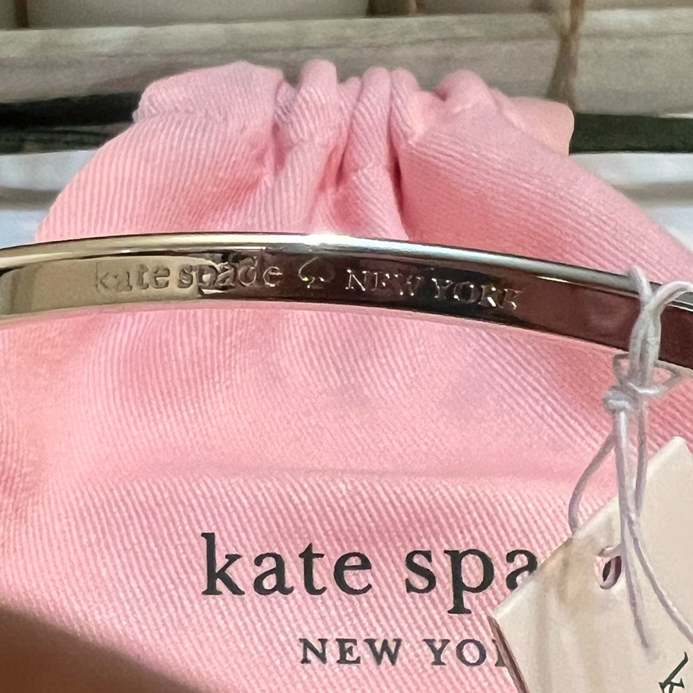 Kate Spade Silver Bangle Bracelet - Picture 10 of 12
